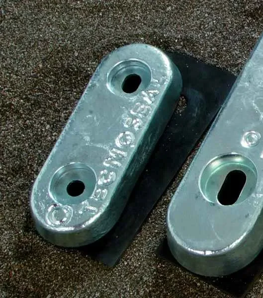 Zink für Vetus 25 x 60 x 150 mm