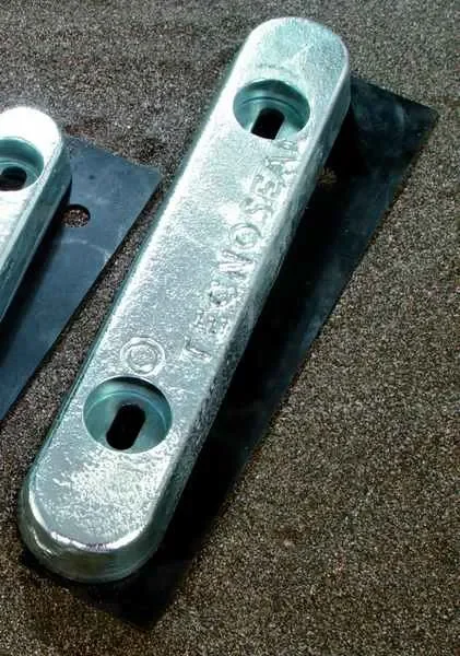 Zink für Vetus 35 x 72 x 350 mm