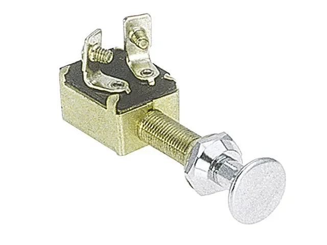 Zug-/Druckschalter mit 2 Positionen, Kapazität 15 A, 12 V